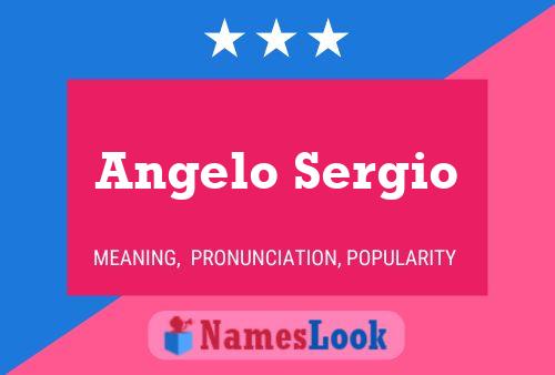 Angelo Sergio 名字海报