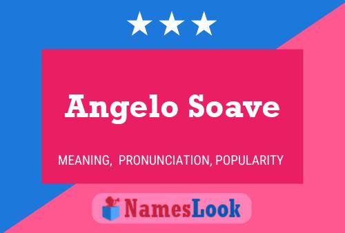 Angelo Soave 名字海报