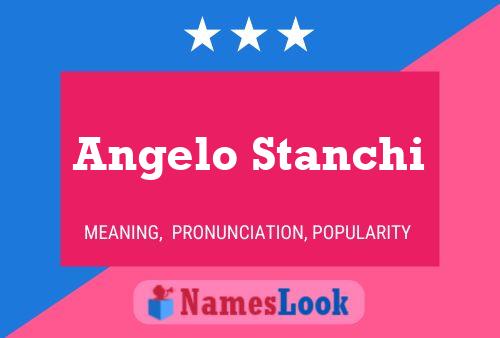 Angelo Stanchi 名字海报