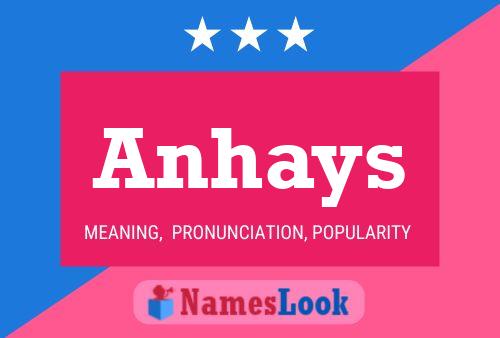 Anhays 名字海报