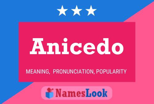 Anicedo 名字海报