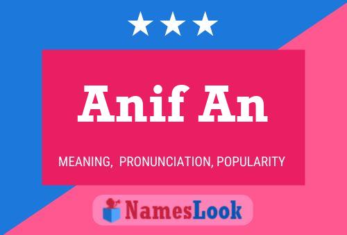 Anif An 名字海报