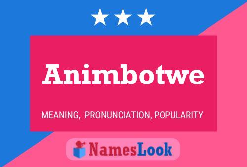 Animbotwe 名字海报