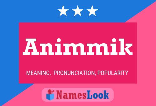 Animmik 名字海报