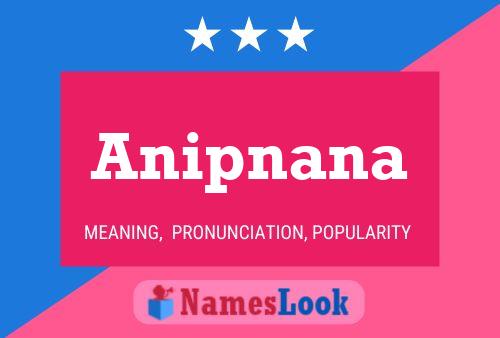 Anipnana 名字海报