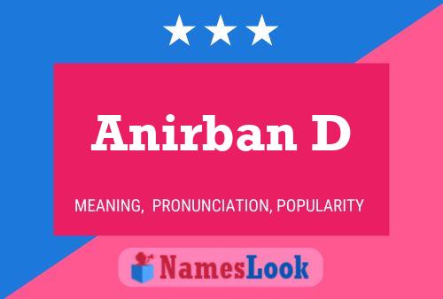 Anirban D 名字海报