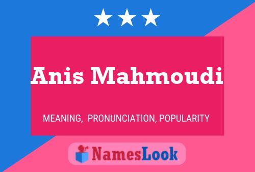 Anis Mahmoudi 名字海报