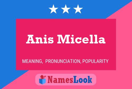 Anis Micella 名字海报