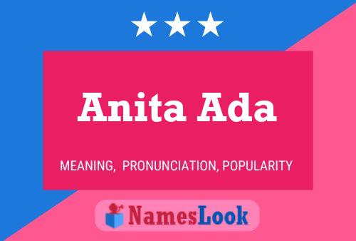 Anita Ada 名字海报