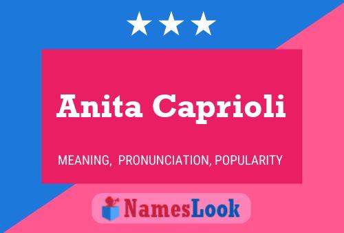 Anita Caprioli 名字海报