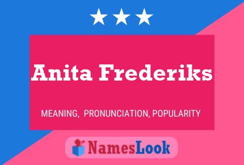 Anita Frederiks 名字海报