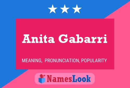 Anita Gabarri 名字海报