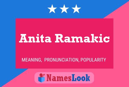 Anita Ramakic 名字海报