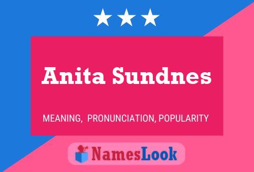 Anita Sundnes 名字海报