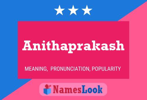 Anithaprakash 名字海报