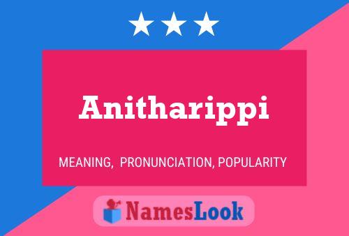 Anitharippi 名字海报