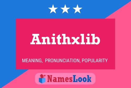 Anithxlib 名字海报