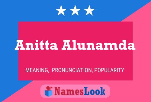 Anitta Alunamda 名字海报