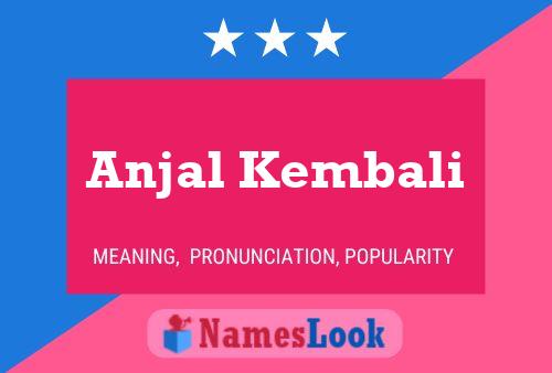 Anjal Kembali 名字海报