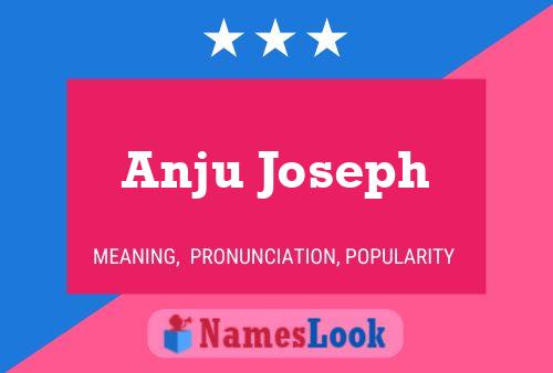 Anju Joseph 名字海报