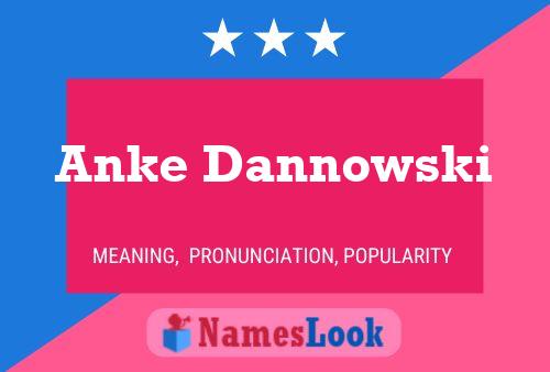 Anke Dannowski 名字海报