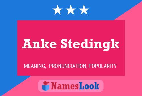 Anke Stedingk 名字海报