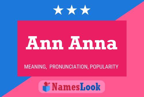 Ann Anna 名字海报