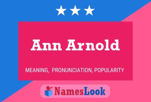 Ann Arnold 名字海报