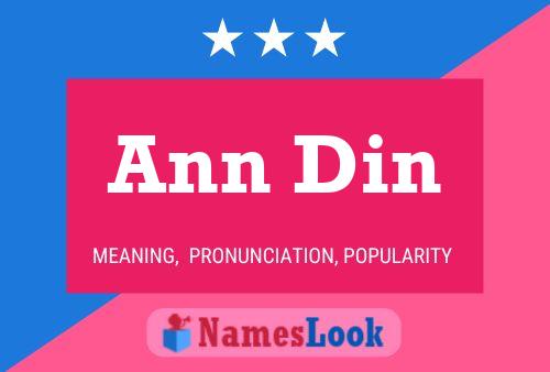 Ann Din 名字海报