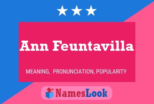 Ann Feuntavilla 名字海报