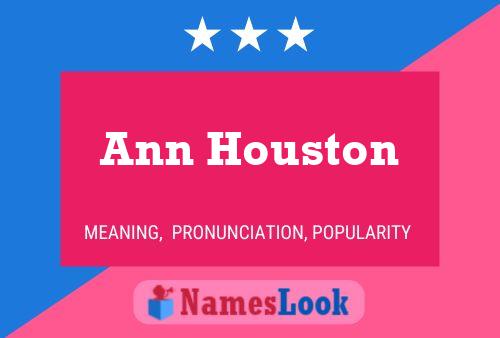 Ann Houston 名字海报