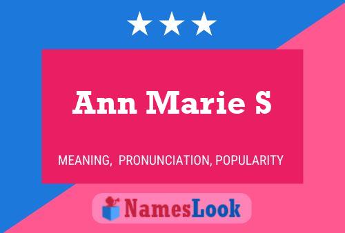 Ann Marie S 名字海报