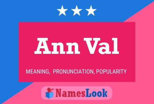 Ann Val 名字海报