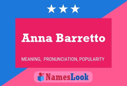 Anna Barretto 名字海报