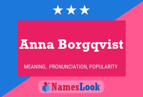 Anna Borgqvist 名字海报