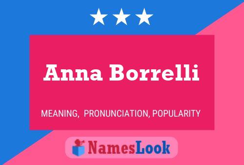 Anna Borrelli 名字海报