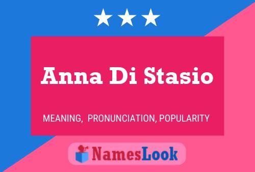 Anna Di Stasio 名字海报