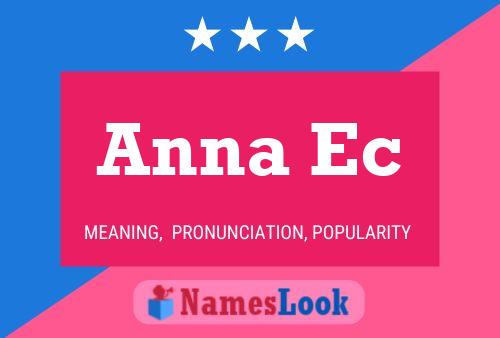 Anna Ec 名字海报