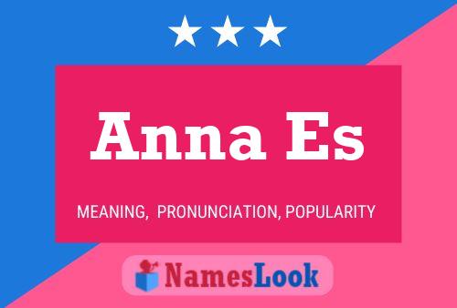 Anna Es 名字海报