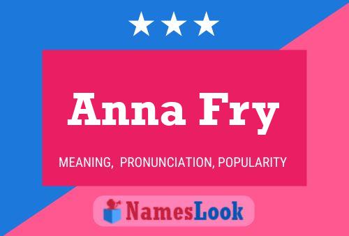 Anna Fry 名字海报