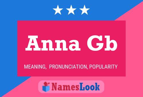 Anna Gb 名字海报