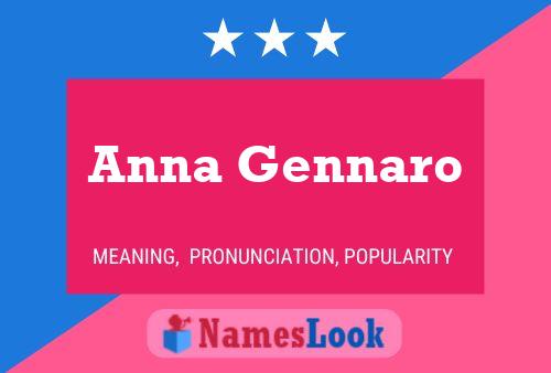 Anna Gennaro 名字海报