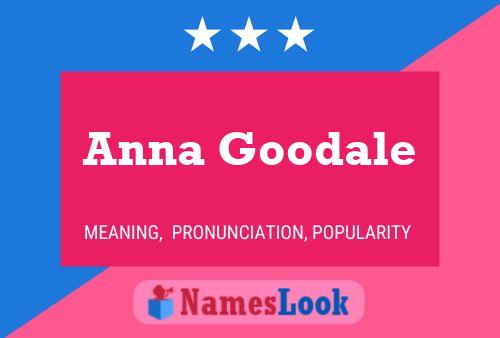 Anna Goodale 名字海报