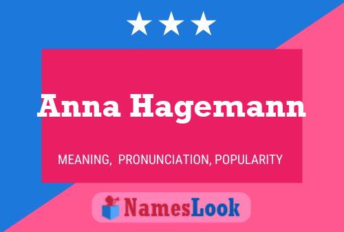 Anna Hagemann 名字海报