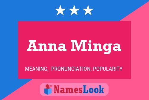 Anna Minga 名字海报