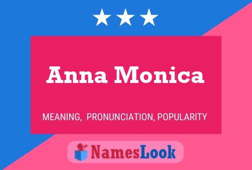 Anna Monica 名字海报