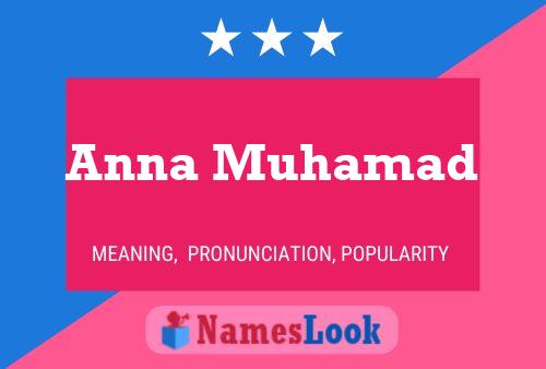 Anna Muhamad 名字海报