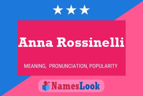 Anna Rossinelli 名字海报