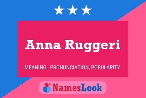 Anna Ruggeri 名字海报