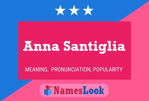 Anna Santiglia 名字海报